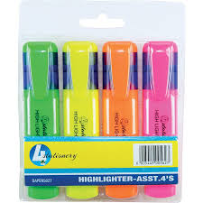 HIGHLIGHTERS WALLET (4 COLOURS)
