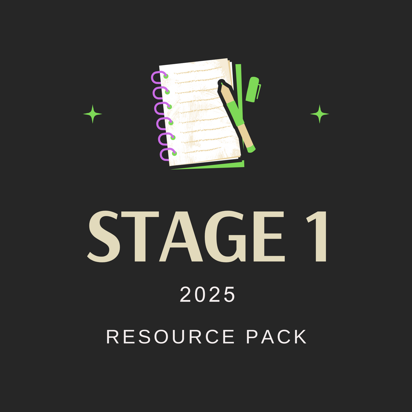 Stage 1 Resource Pack 2025