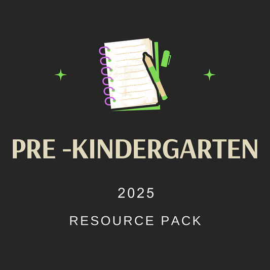 Pre-Kindergarten Resource Pack 2025