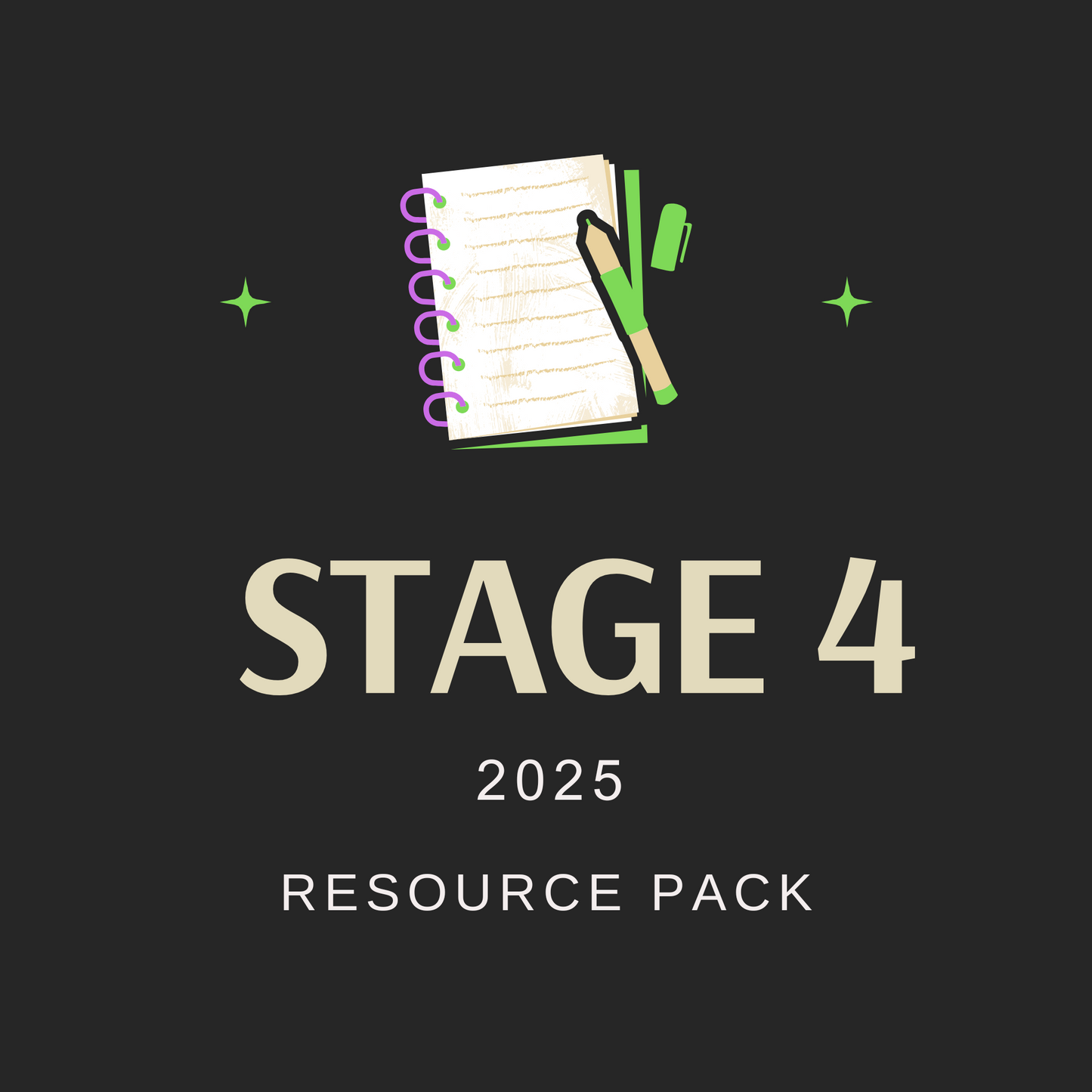 Stage 4 Resource Pack 2025