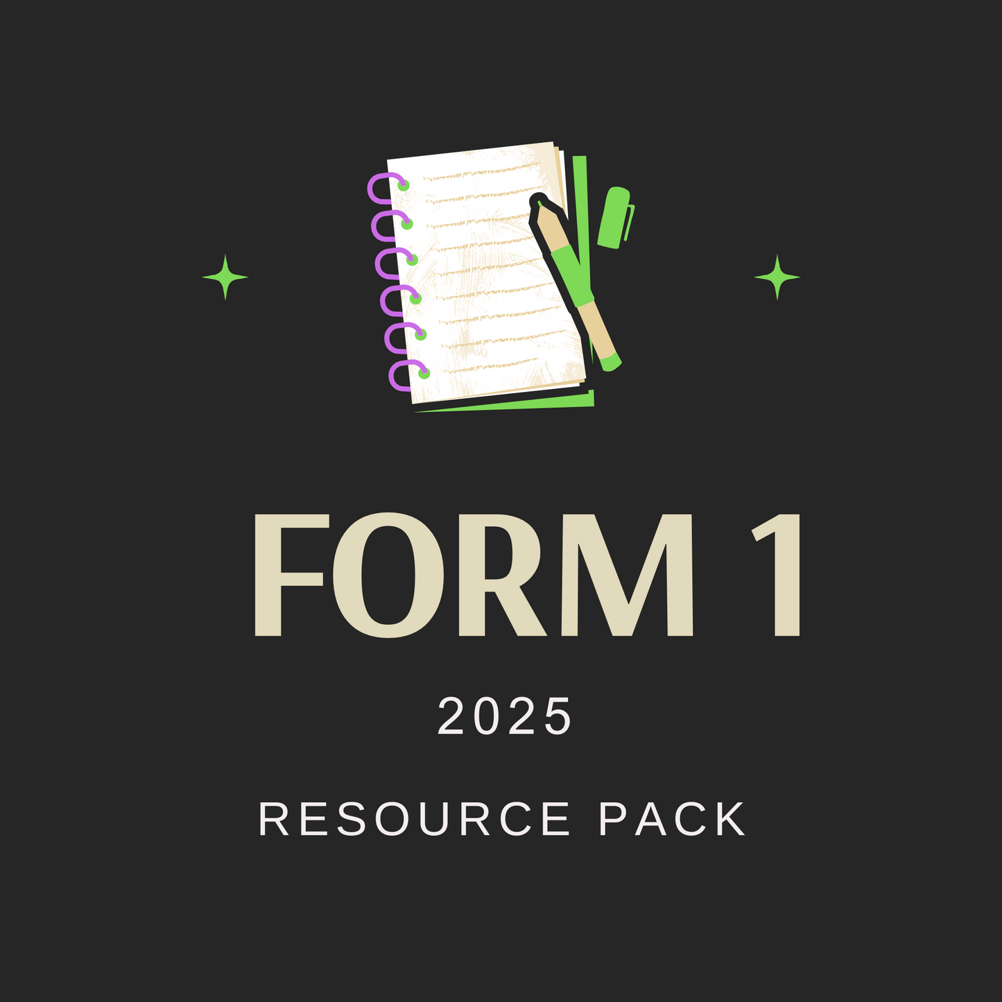 Form 1 Resource Pack 2025