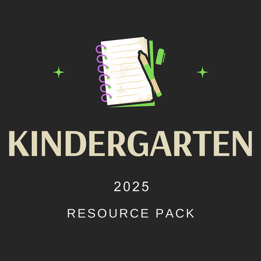 Kindergarten Resource Pack 2025