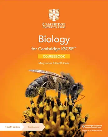 BIOLOGY FOR CAMBRIDGE IGCSE COURSEBOOK - JONES/JONES