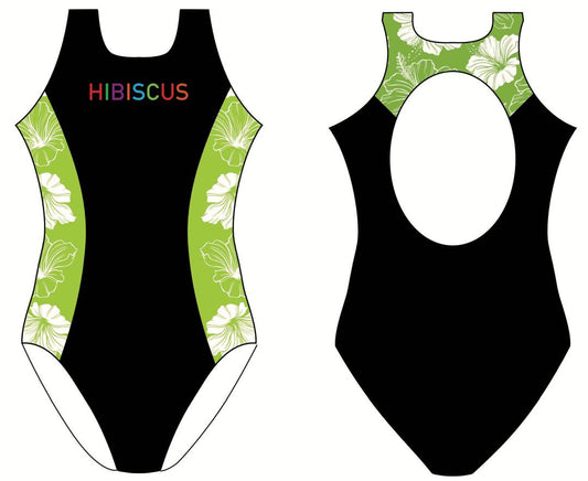 Hibiscus Swimming Costume Girls